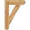 Ekena Millwork Traditional Craftsman Rough Sawn Bracket, Western Red Cedar, 6"W x 28"D x 40"H BKT06X28X40TRA04RWR - alternate 2
